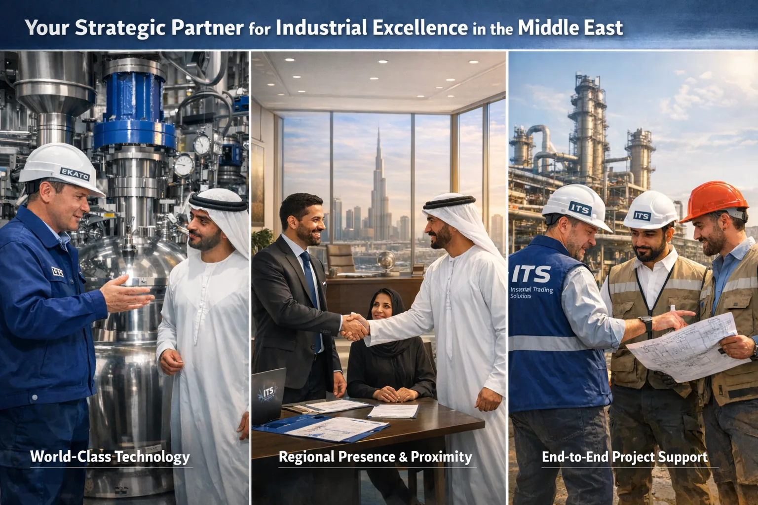 ITS strategic partnership in industrial operations, business coordination and project support